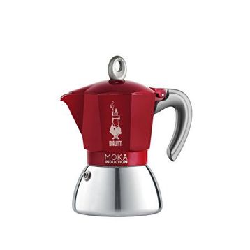 Bialetti İndüksiyon 4 Cup Kırmızı Moka Pot
