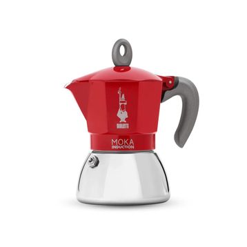 Bialetti İndüksiyon 4 Cup Kırmızı Moka Pot