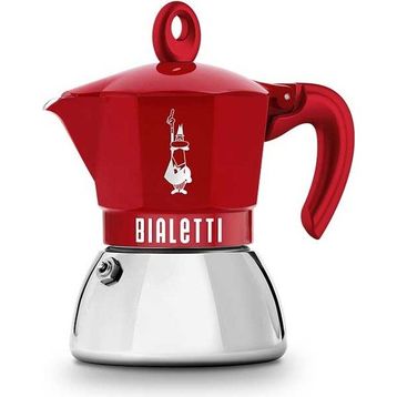 Bialetti İndüksiyon 4 Cup Kırmızı Moka Pot