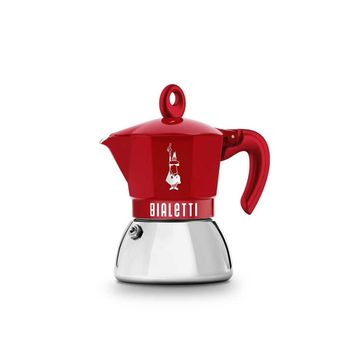 Bialetti İndüksiyon 4 Cup Kırmızı Moka Pot