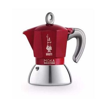 Bialetti İndüksiyon Kırmızı 2 Cup Moka Pot