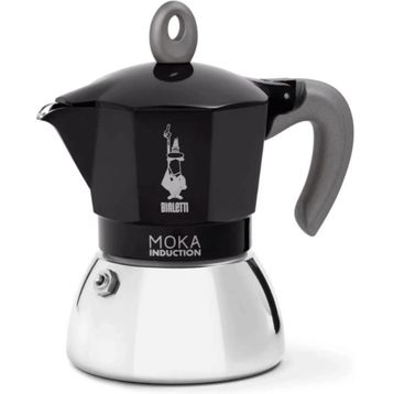 Bialetti İndüksiyon Siyah Moka Pot