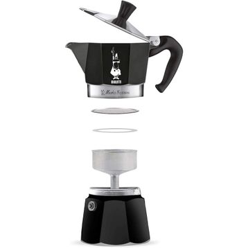 Bialetti Moka Pot Express 3 Cup Kahve Makinesi Siyah