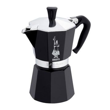 Bialetti Nera 6 Cup Siyah Moka Pot