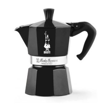 Bialetti Nera 6 Cup Siyah Moka Pot