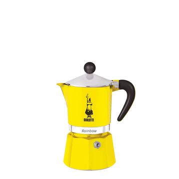 Bialetti Rainbow 1 Cup Sarı Moka Pot