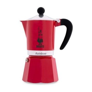 Bialetti Rainbow 6 Fincan Kırmızı Moka Pot
