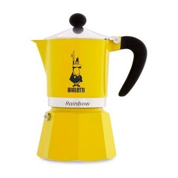 Bialetti Rainbow Sarı 3 Cup Mokapot