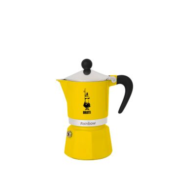 Bialetti Rainbow Sarı 3 Cup Mokapot