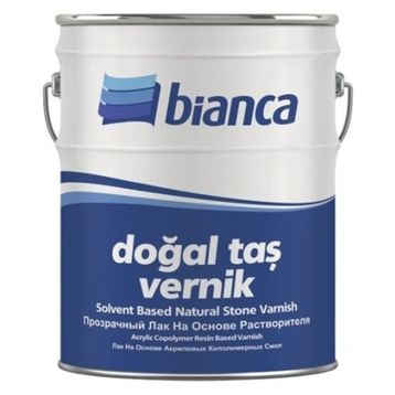 Bianca 2,50 lt Şeffaf Doğal Taş Verniği
