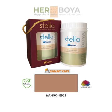 Bianca Mango 500 ml Stella Su Bazlı Saf Akrilik Boya