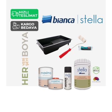 Bianca Stella 1 lt Beyaz 0101 Boya Seti