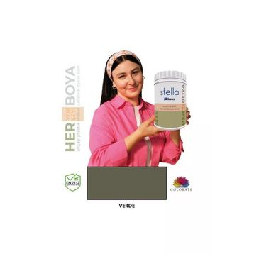 Bianca Stella 1040 0.5 lt Su Bazlı Verde Saf Akrilik Boya
