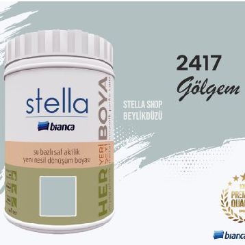 Bianca Stella 2417 Gölgem 0.5 L Su Bazlı Saf Akrilik Boya
