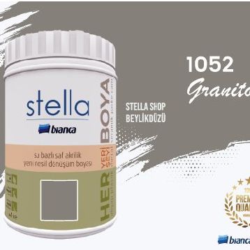 Bianca Stella Granito 1 lt Su Bazlı Saf Yeni Nesil Akrilik Dönüşüm Boyası