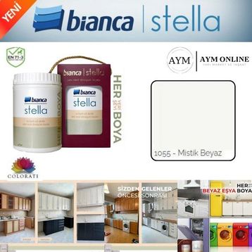 Bianca Stella Mistik Beyaz 0.5 L Su Bazlı Saf Yeni Nesil Akrilik Dönüşüm Boyası