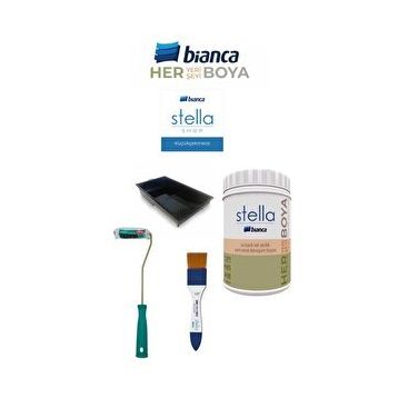 Bianca Stella Su Bazlı 1 lt Çakıllı Kum Akrilik Boya