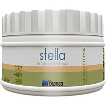 Bianca Stella Su Bazlı Saf 0.25 lt Gümüş Akrilik Metalik Boyası