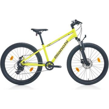 Bianchi XR24 24 Jant 8 Vites Mekanik Disk Fren Sarı Gümüş Altın Sarısı Siyah Grafit Erkek Çocuk Dağ Bisikleti