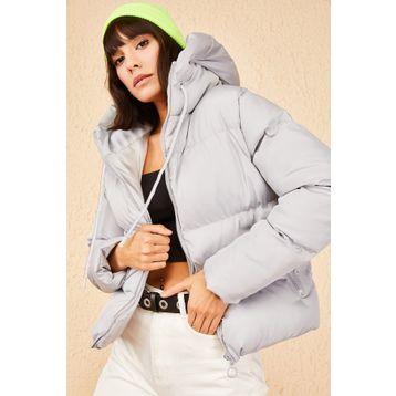 Bianco Lucci 10141018 Siyah Kadın Mont