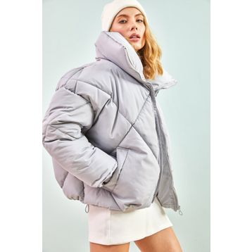 Bianco Lucci 10191065 Oversize Şişme Kadın Mont