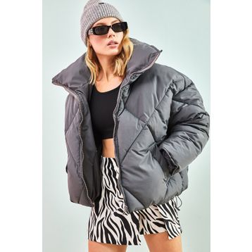Bianco Lucci 10191065 Oversize Şişme Kadın Mont