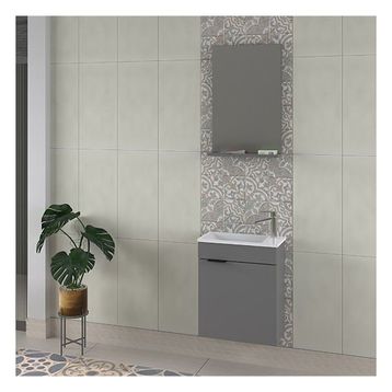 Biani Fix Arya 50 CM Mat Gri Banyo Dolabı