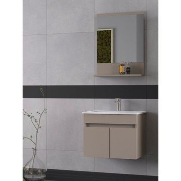 Biani Tome 60 cm Latte Banyo Dolabı