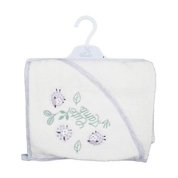 Bibaby 66485 75x75 cm Lamb Friends Bebek Havlusu
