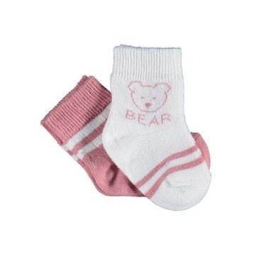 Bibaby 68412 Biorganic Bear 2'li Gül Kurusu Kız Çorap
