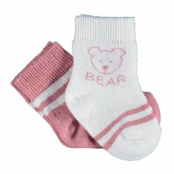 Bibaby 68412 Biorganic Bear 2'li Gül Kurusu Kız Çorap