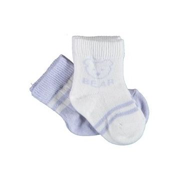 Bibaby 68412 Biorganic Bear 2'li Lila Kız Çorap