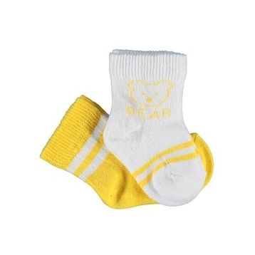 Bibaby 68412 Biorganic Bear 2'li Sarı Kız Çorap