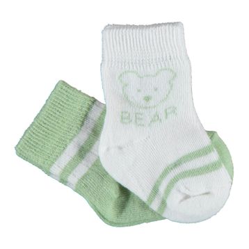 Bibaby 68412 Biorganic Bear 2'li Yeşil Kız Çorap
