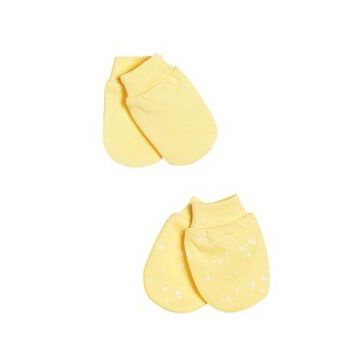 Bibaby 72165 Sarı Ekru Biorganic Fly Dandelions 2'li Eldiven