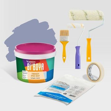 Bi'Boya Mor 2.5 lt Çan Çiçeği İpek Mat İç Cephe Boya
