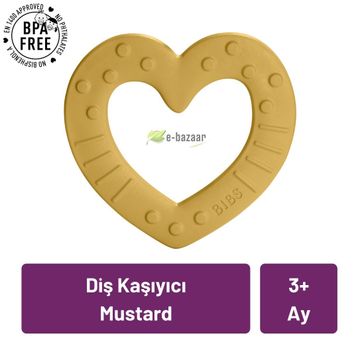 Bibs Baby Bitie Mustard Diş Kaşıyıcı