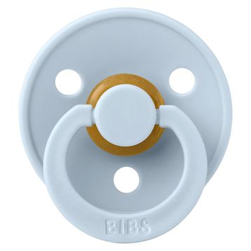 Bibs Colour İkili Kauçuk Sky Blu Steel Blue 6-18 Ay Emzik