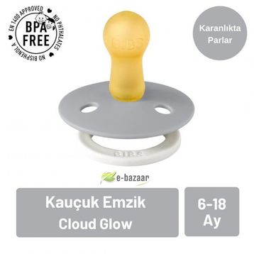 Bibs Colour Kauçuk Cloud Glow 6-18 Ay Emzik