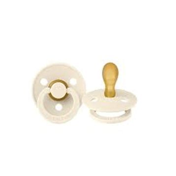 Bibs Colour Simetrik Kauçuk Ivory 0-6 Ay Emzik