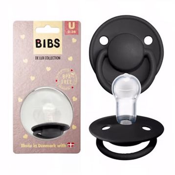 Bibs De Lux Silikon Black 0-36 Ay Emzik
