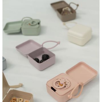 Bibs Pacifier Box Sage Emzik