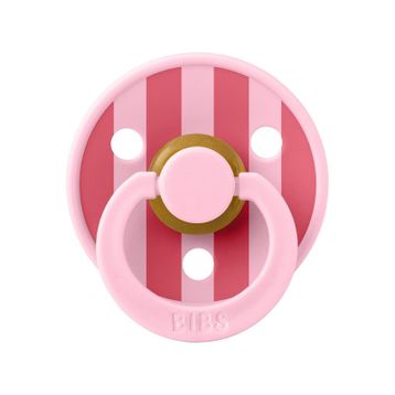 Bibs Studio Colour Block Pembe Mercan 0-6 Ay Kauçuk Emzik