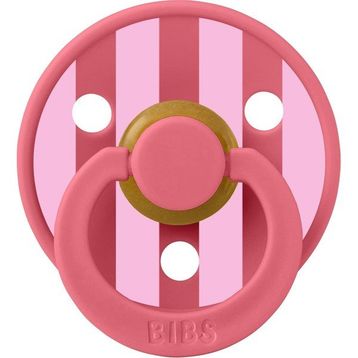 Bibs Studio Colour Block Pembe Mercan 0-6 Ay Kauçuk Emzik