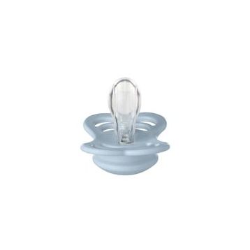 Bibs Supreme Silikon Baby Blue 0-6 Ay Emzik
