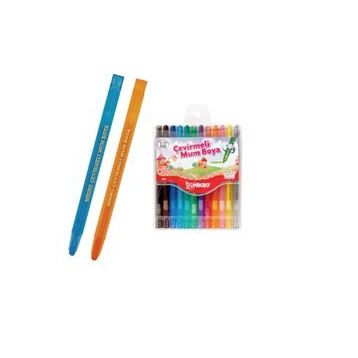 Bic 12 Renk Çevirmeli Mum Boya