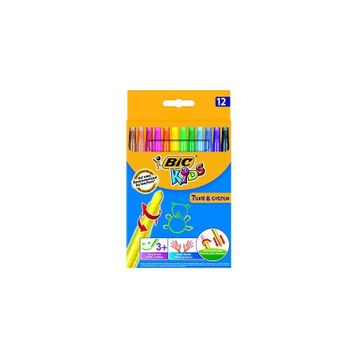 Bic 12 Renk Çevirmeli Mum Boya