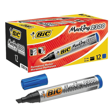 Bic 2300 Marker Mavi 12'li Kalem