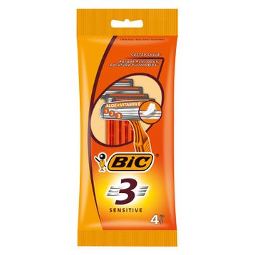 Bic 3 Sensitive 4'lü Kullan At Tıraş Bıçağı