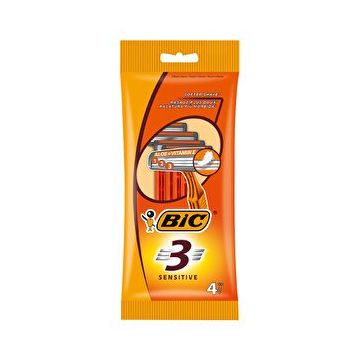 Bic 3 Sensitive 4'lü Kullan At Tıraş Bıçağı